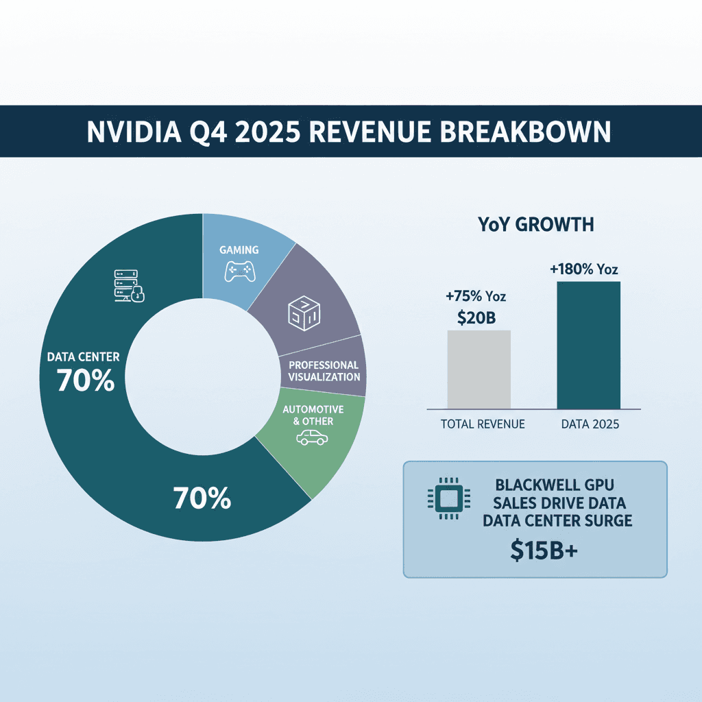 Nvidia Q4 2025 Revenue Infographic