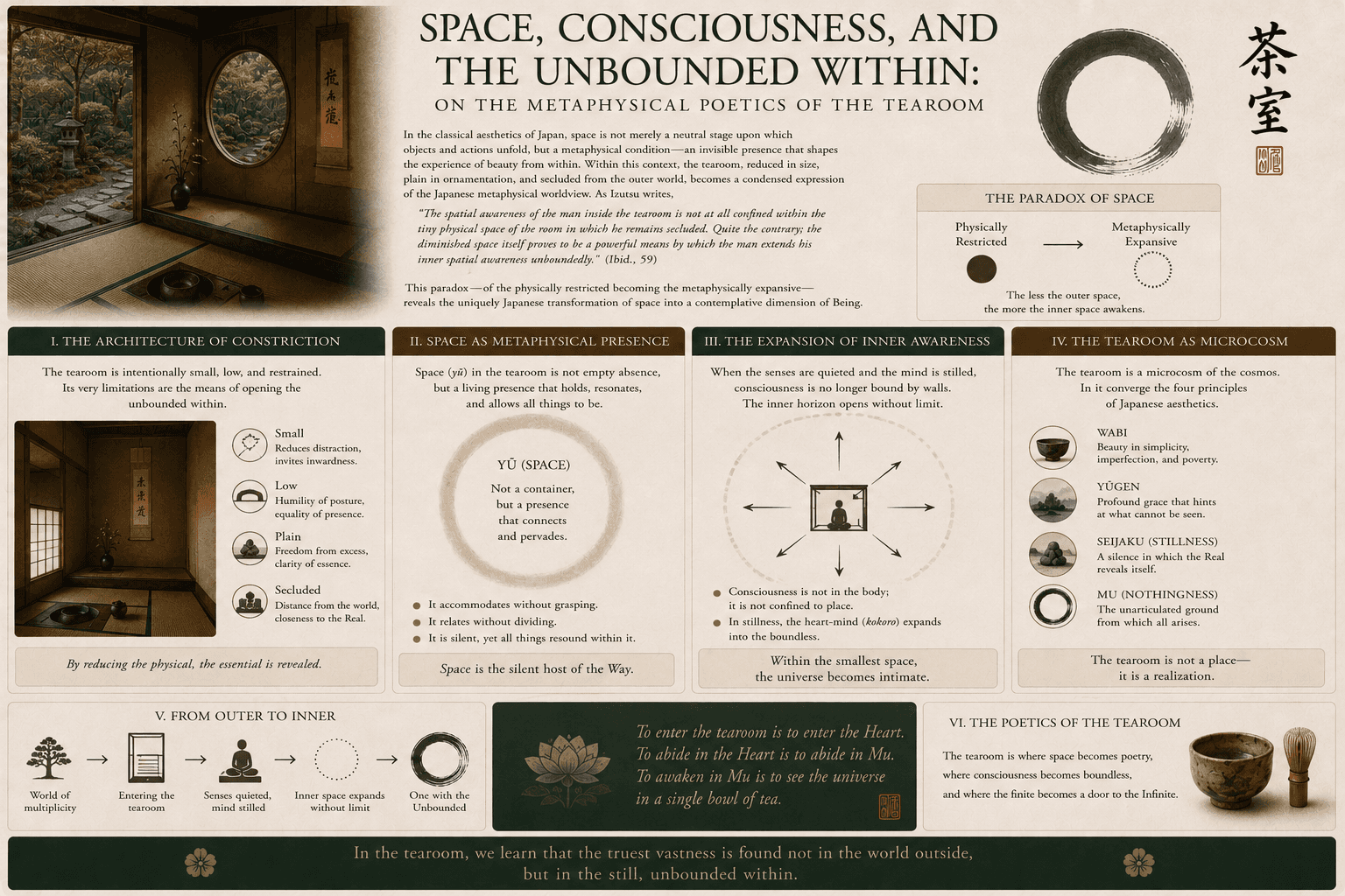 Space, Consciousness, and the Unbounded Within