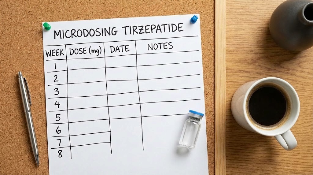Microdosing tirzepatide chart