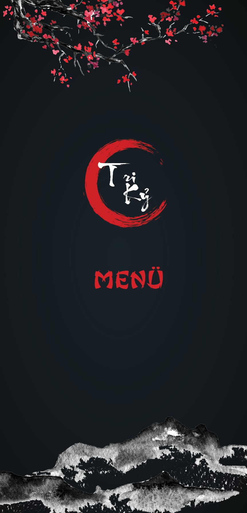 Titelbild der Speisekarte