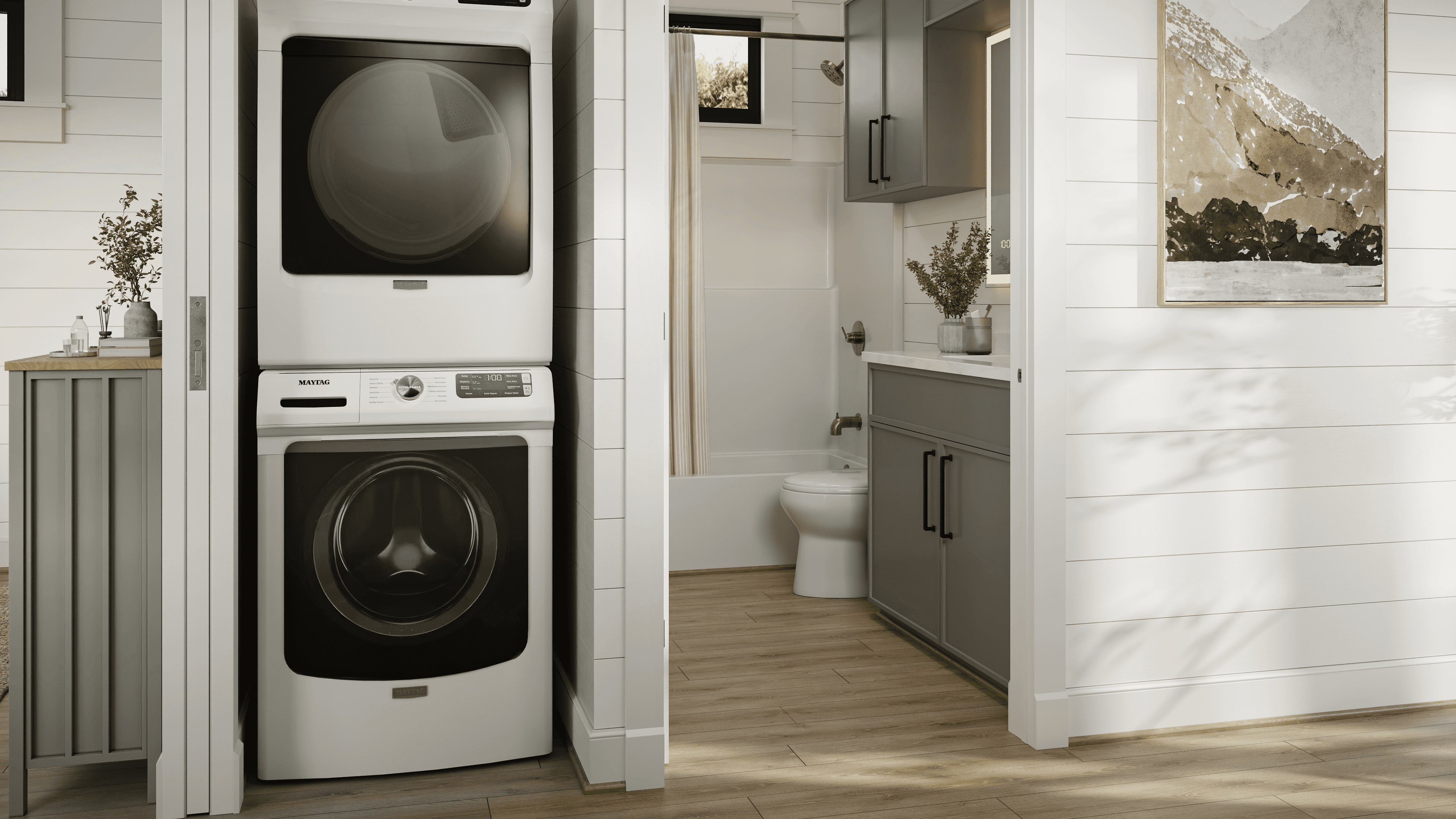 Outpost ADU Bathroom and Laundry
