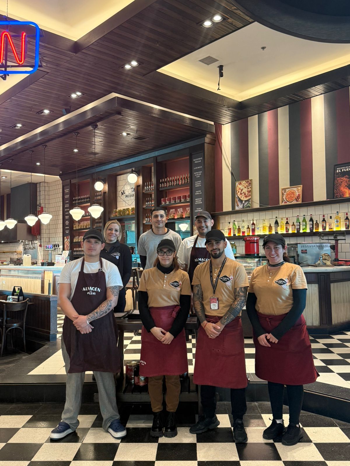 Equipo Almacén de Pizzas