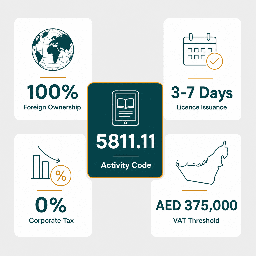 Infographic: E-Books Publishing Business License in Dubai