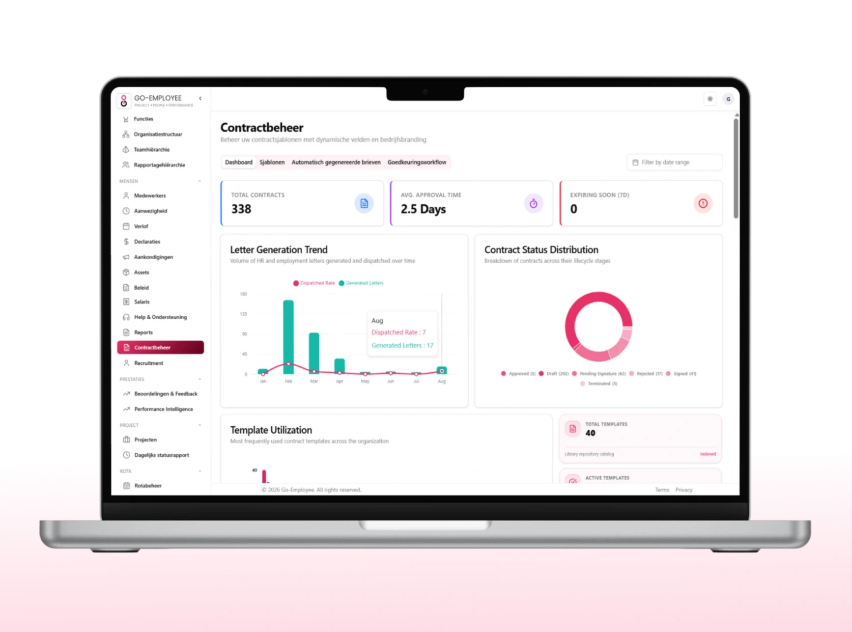 Go Employee Complete visibility into every document at a glance.