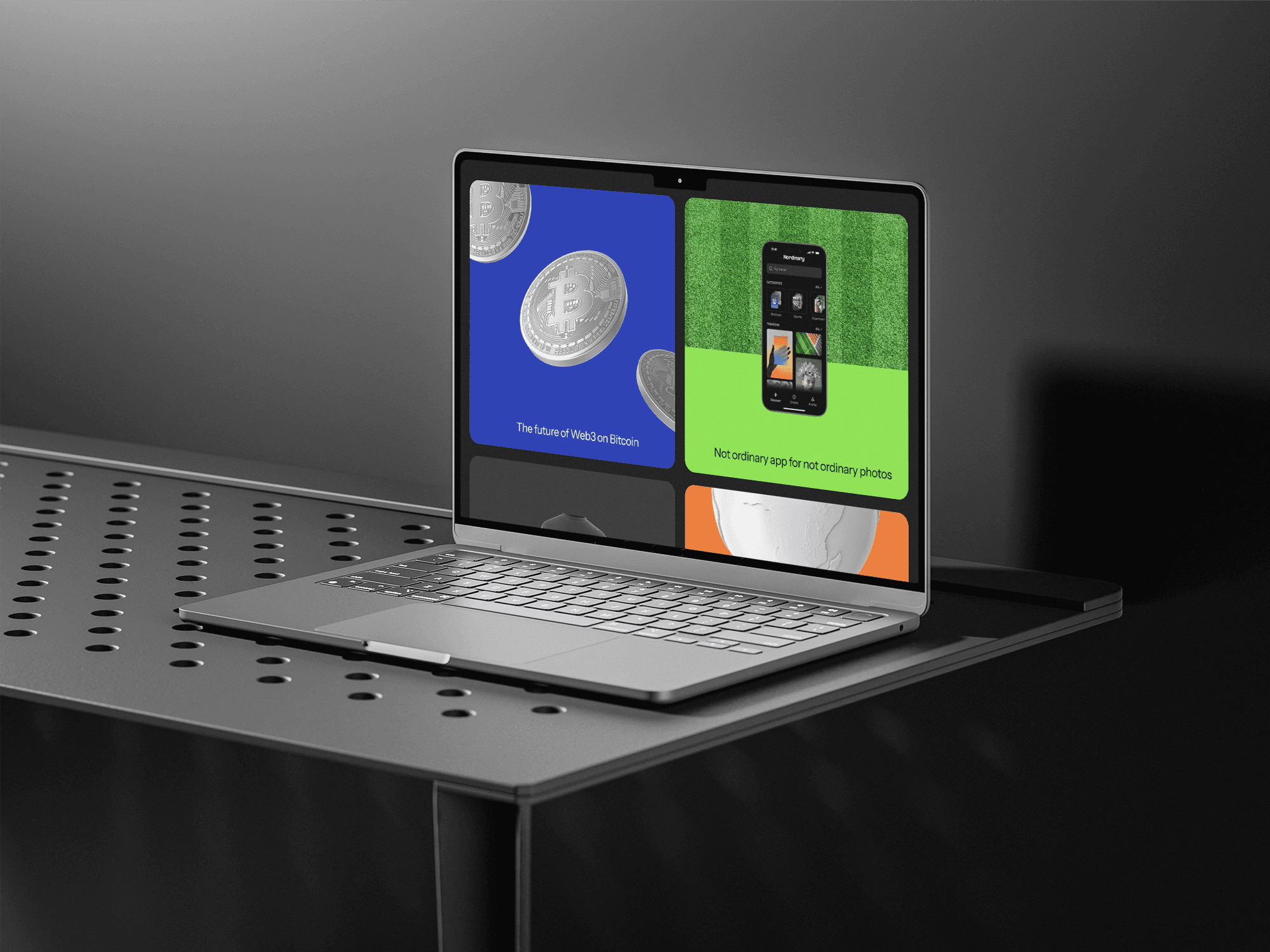 The top half of a screen of a mobile device