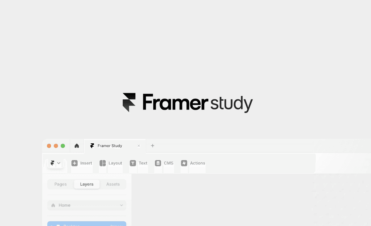 Framer Study banner