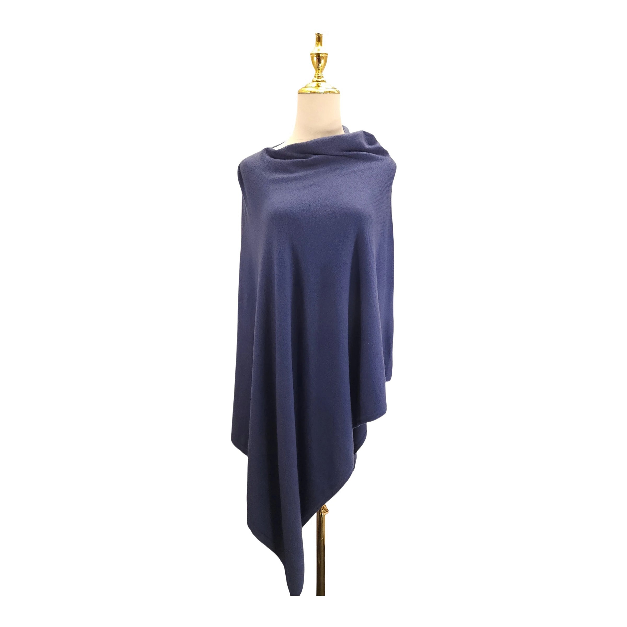 Denim Blue Poncho