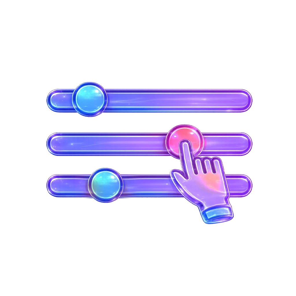 A stylized graphic of two hands shaking, surrounded by vibrant, glowing geometric shapes.