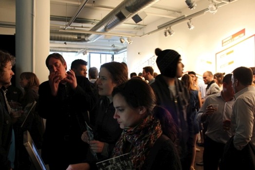 bunch of people being part of an exhibition