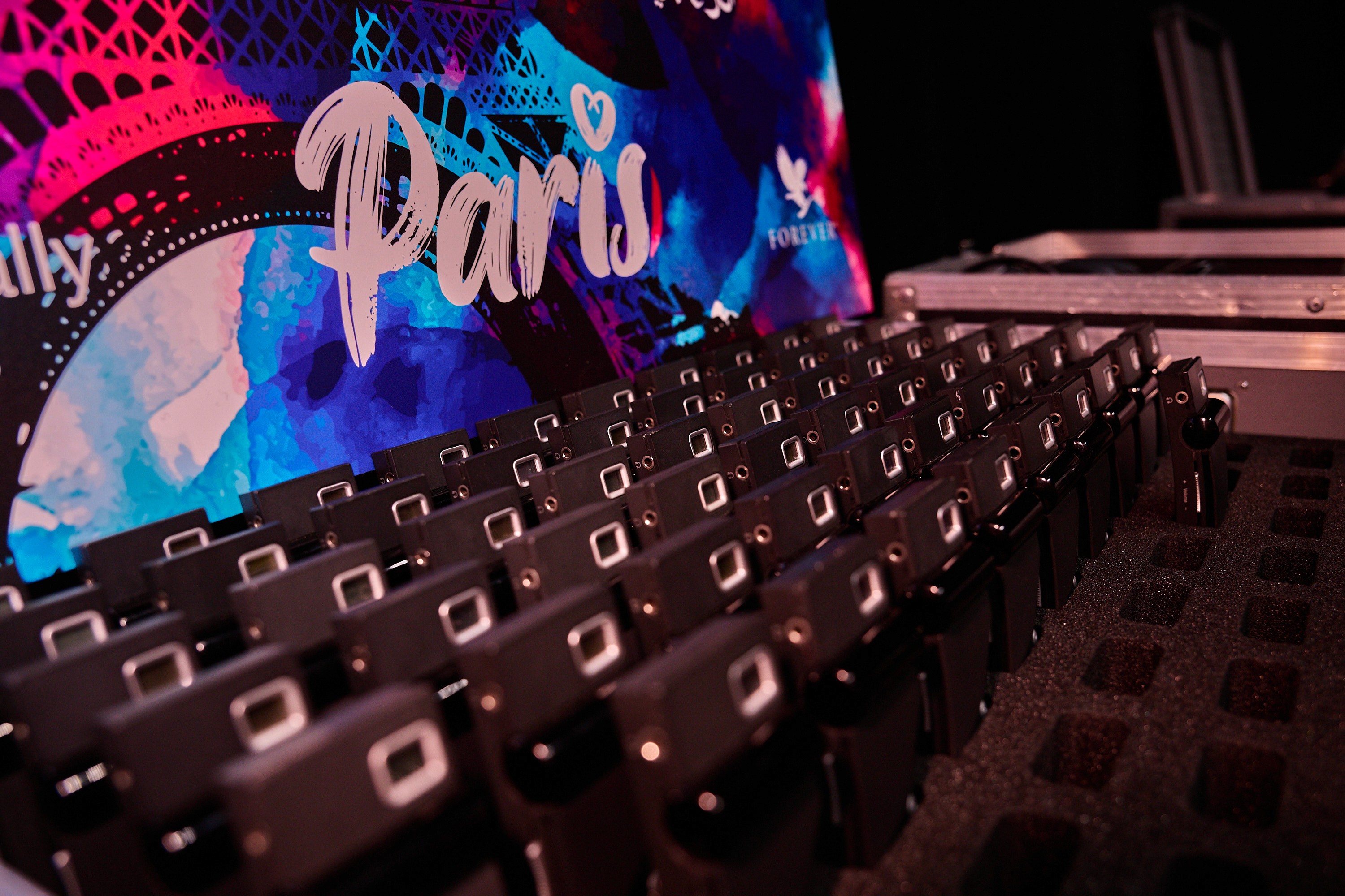 Image of the Forever Living FGR25 Paris Event, inside Paris arena and exhibition hall.