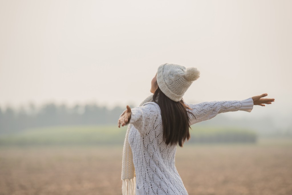 happy woman