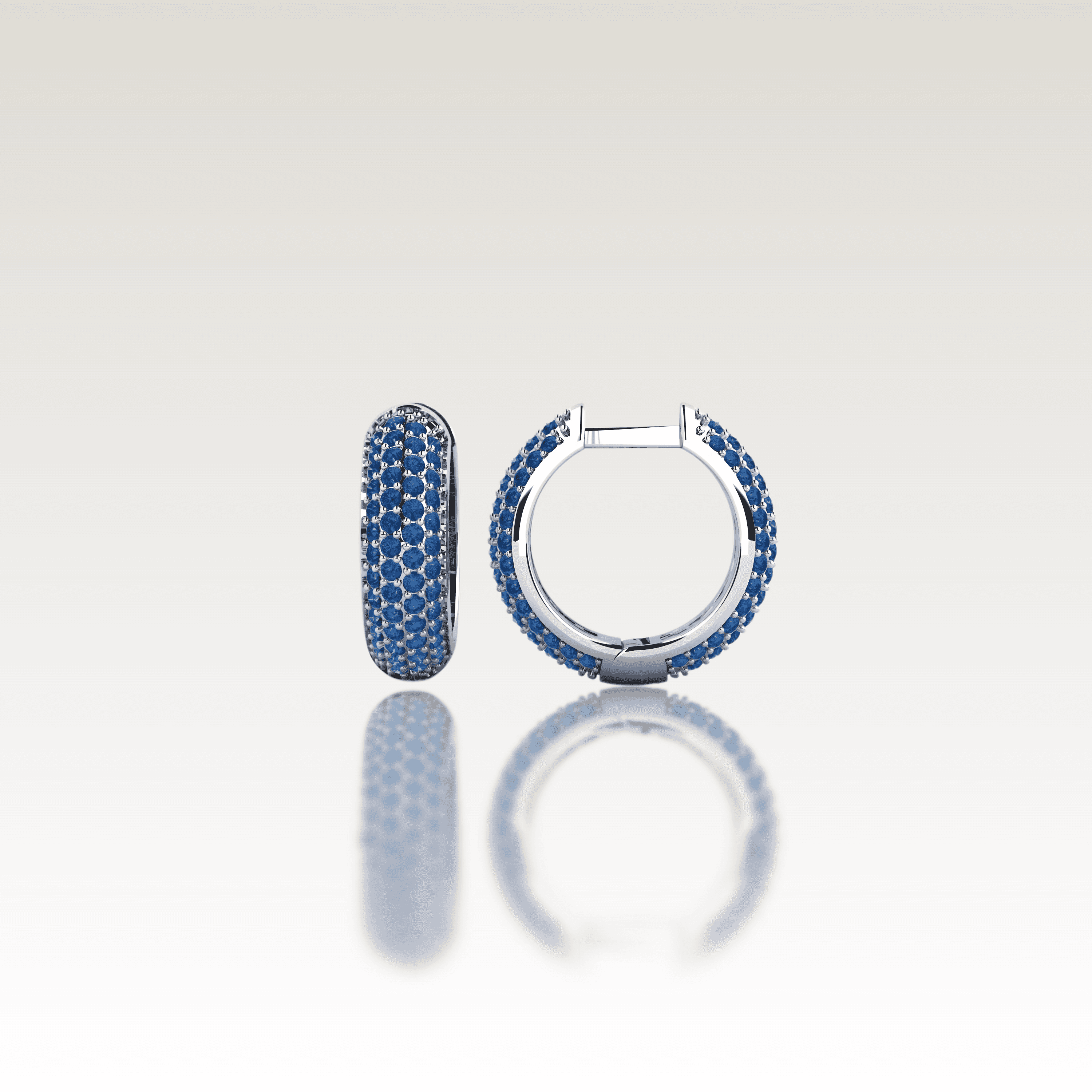 BON'BON Azure Hoop Earrings image 3