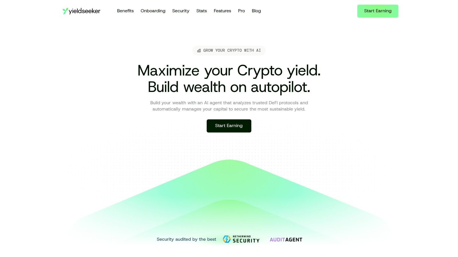 Screenshot from https://yieldseeker.xyz