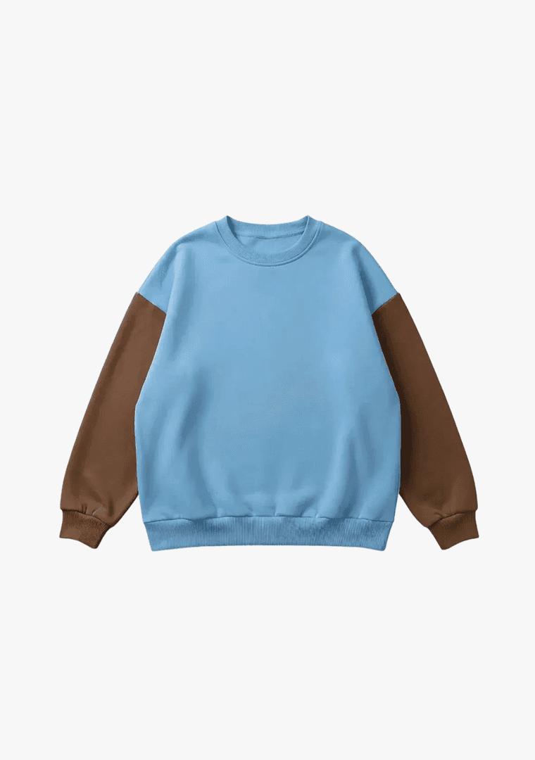 Blue and Brown Sweatshirt