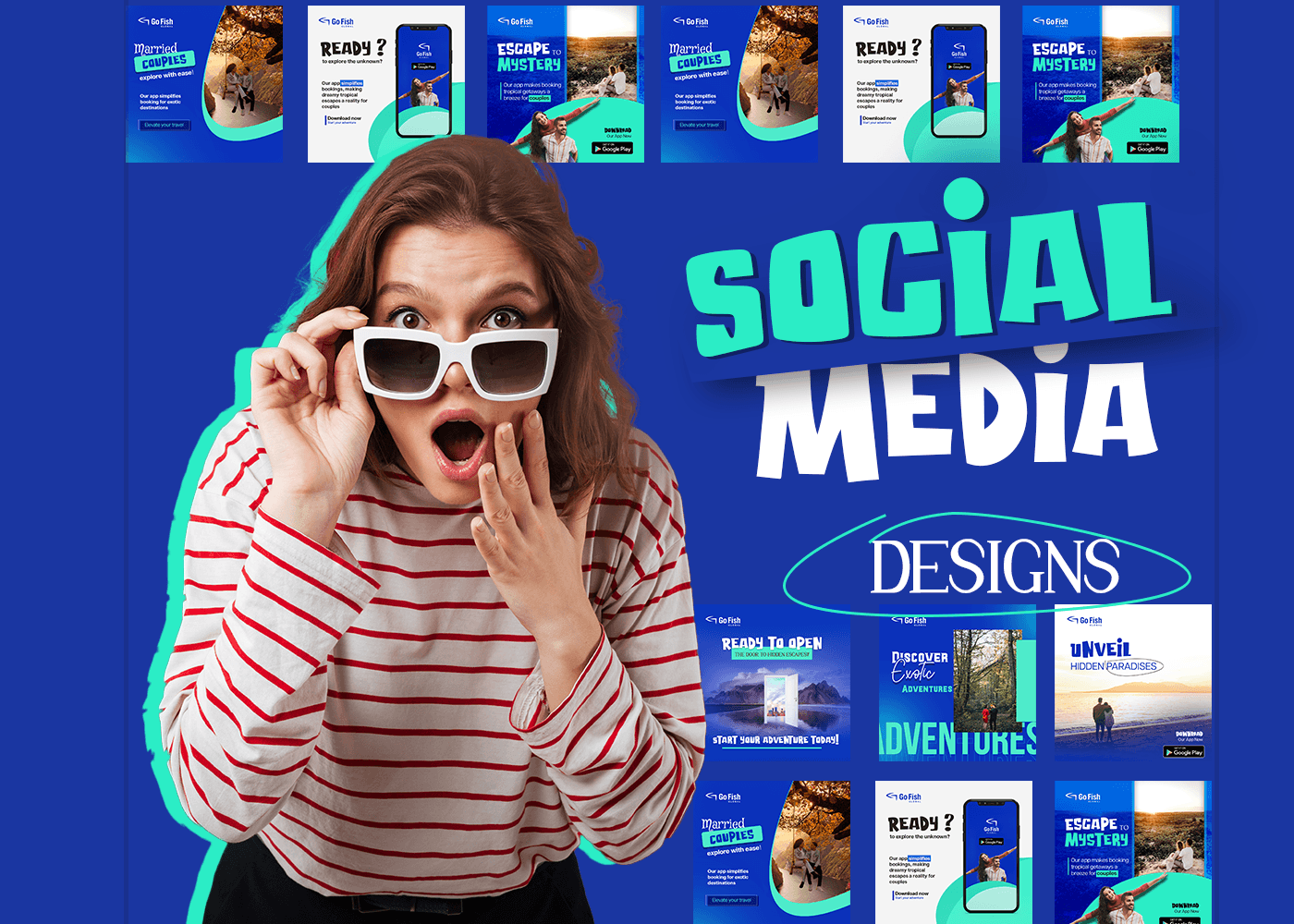 travel company social media design  by venkatesh prasad creative graphic brand designer