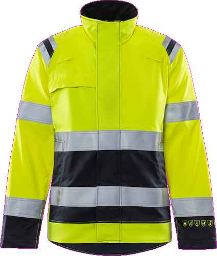 Hi-vis damespolo — FRISTADS Flamestat high vis stretchjack dames klasse 3 4161 ATHF