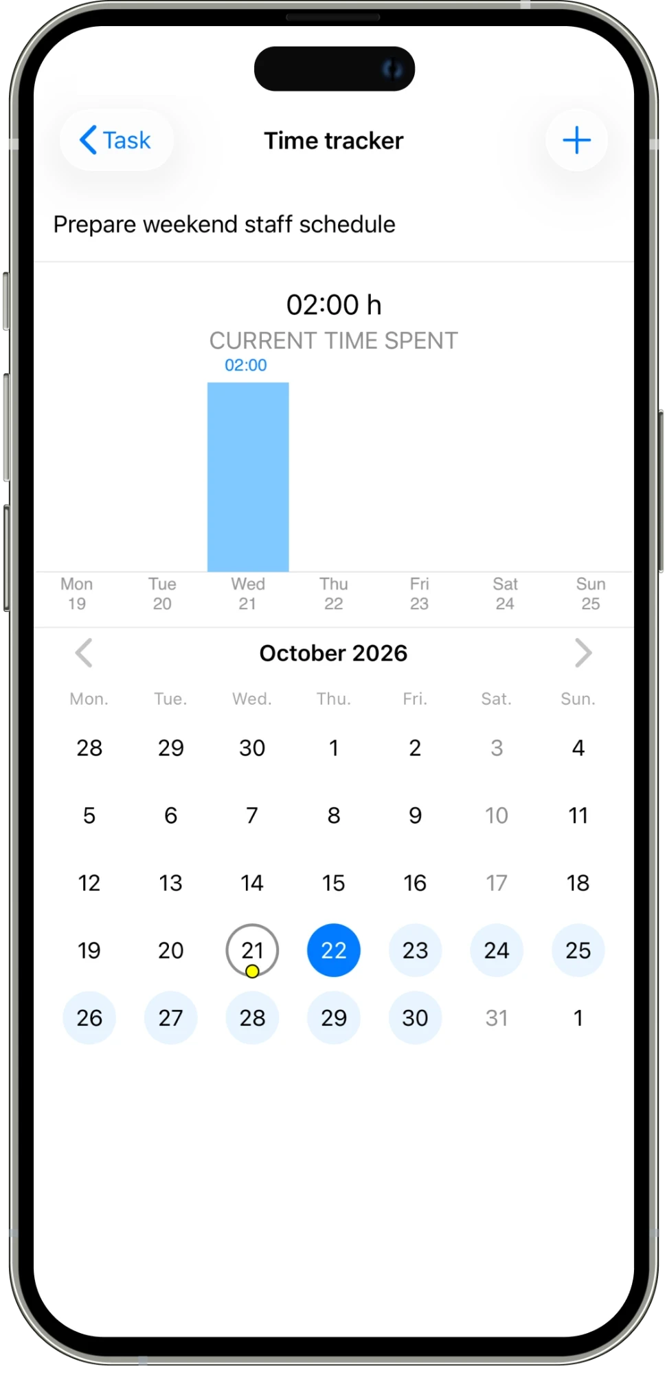 Time tracking