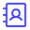 address book icon organizes contact information for efficient customer follow-ups
