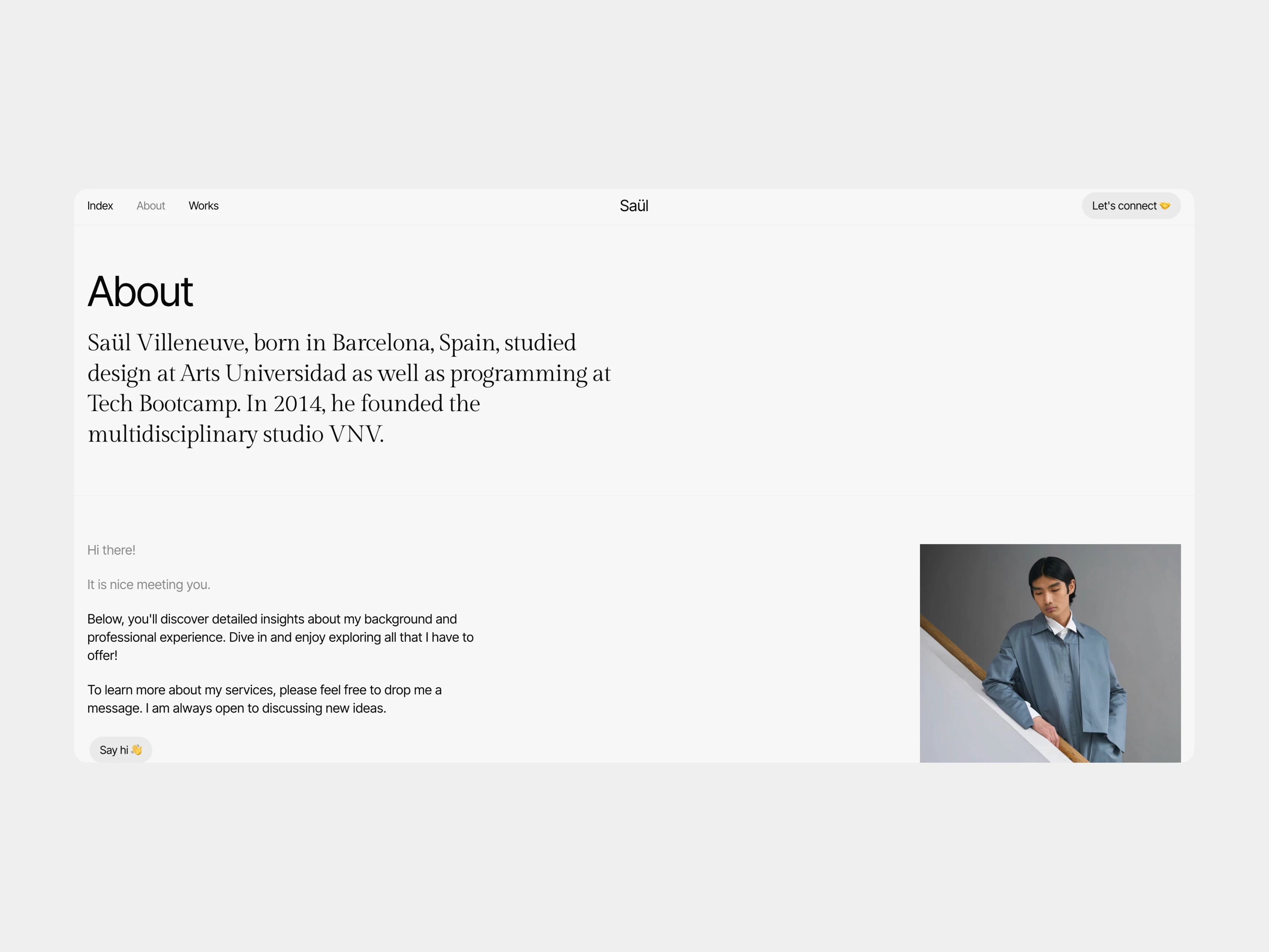 Saul — Framer Template