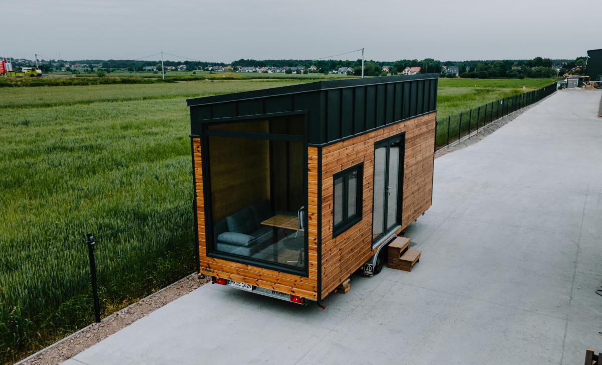 Taunas Exterior Layout - Berghaus Tiny house