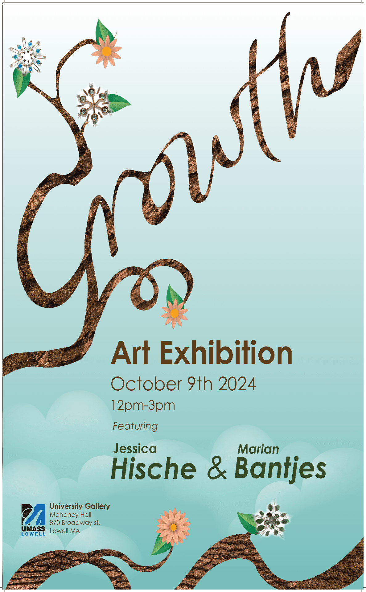 Growth art exhibition poster final design