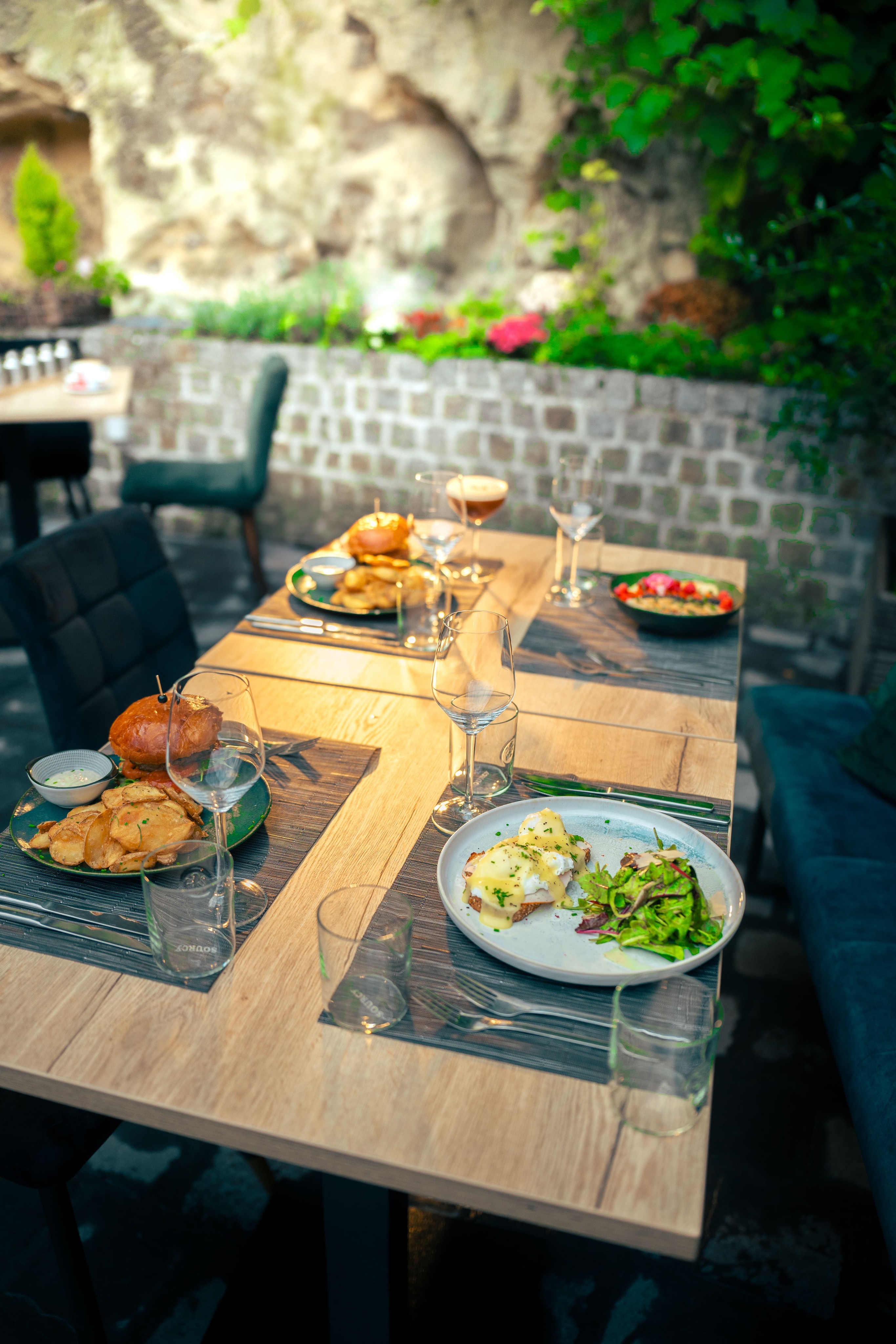 Food at table