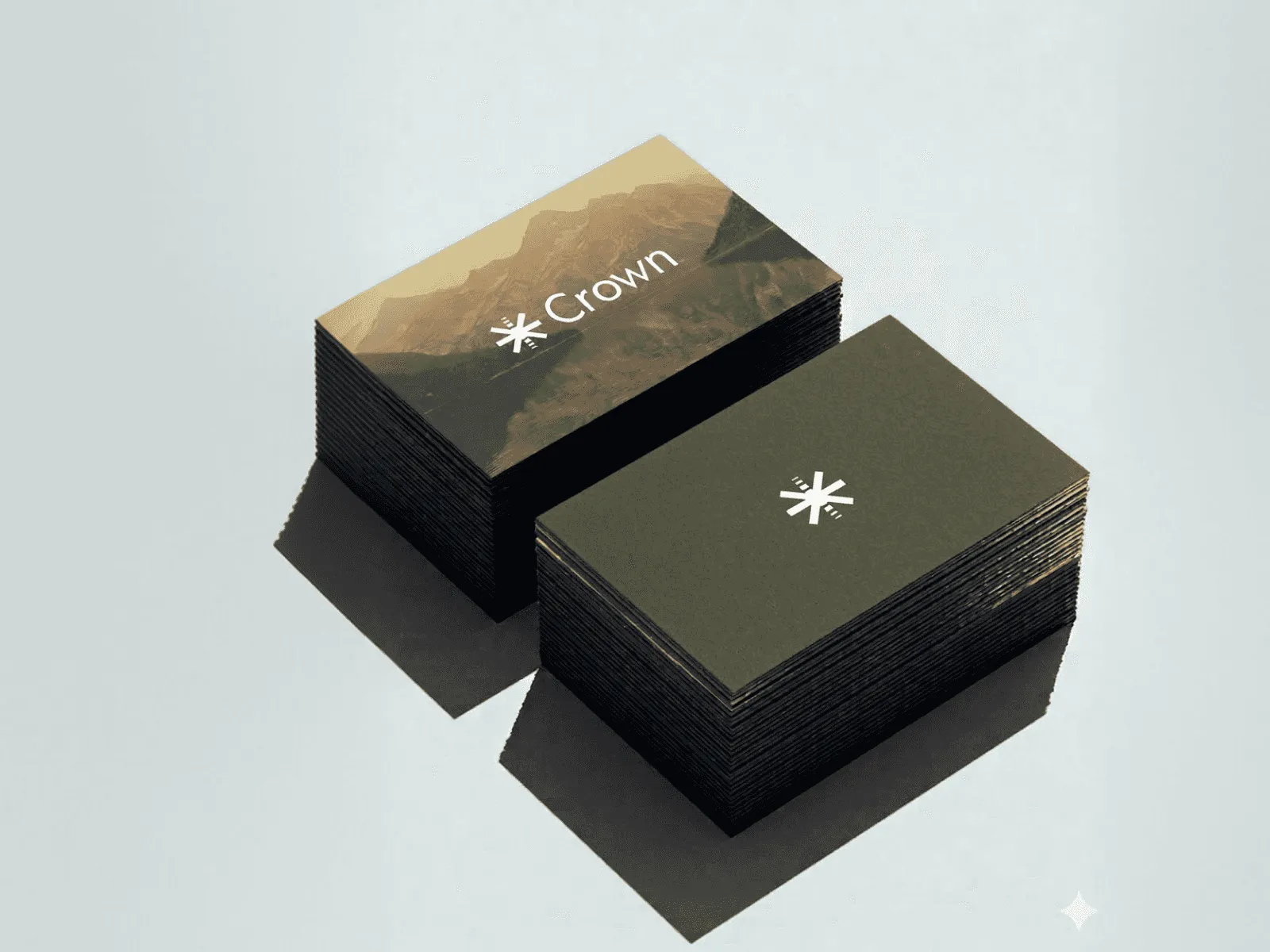 Two sleek black boxes stacked on a light surface, with one box partially open.