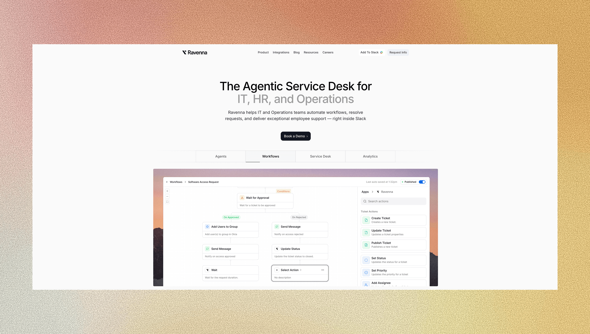 Best Overall ITSM Analytics and Reporting Tool: Ravenna