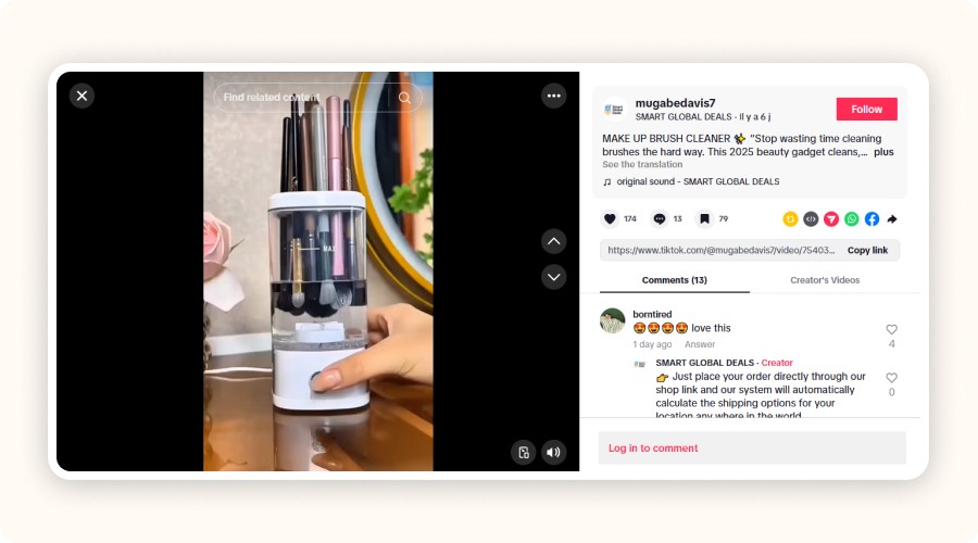 Viral product on TikTok