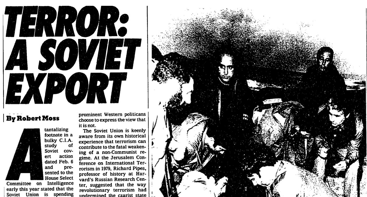 TERROR: A SOVIET EXPORT