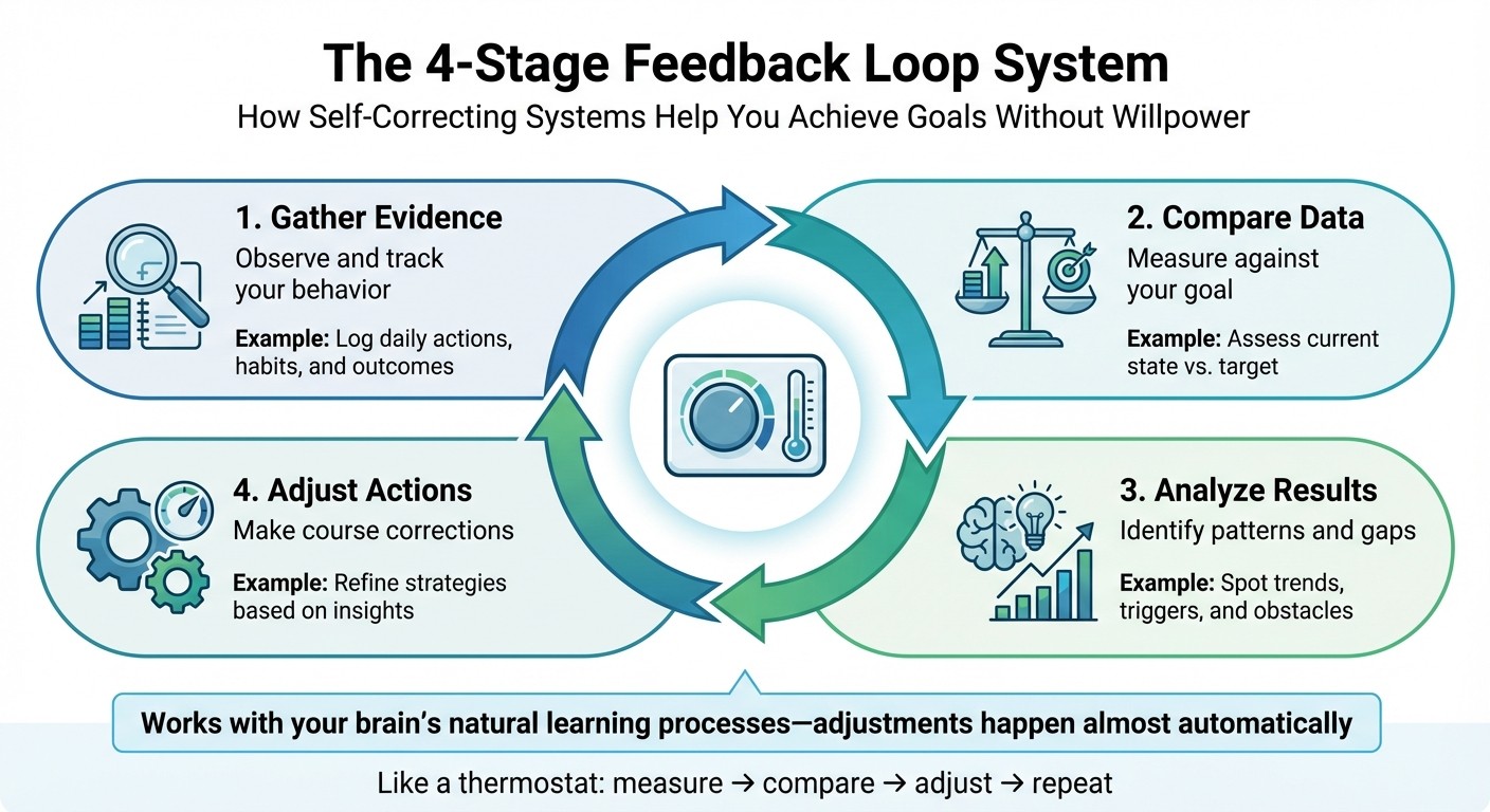 The 4-Stage Feedback Loop System for Goal Achievement