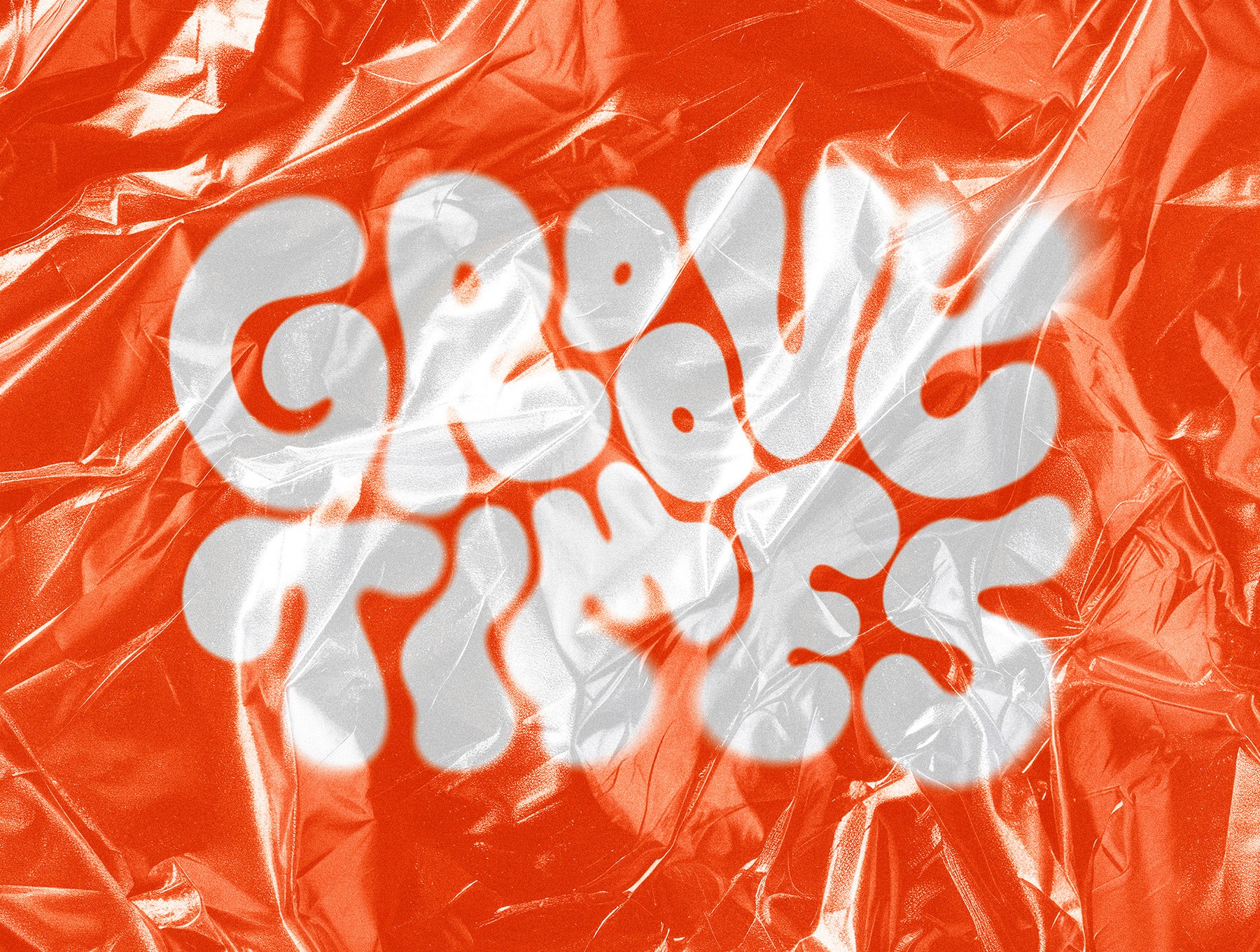 GROOVE TIMES" text on plastic