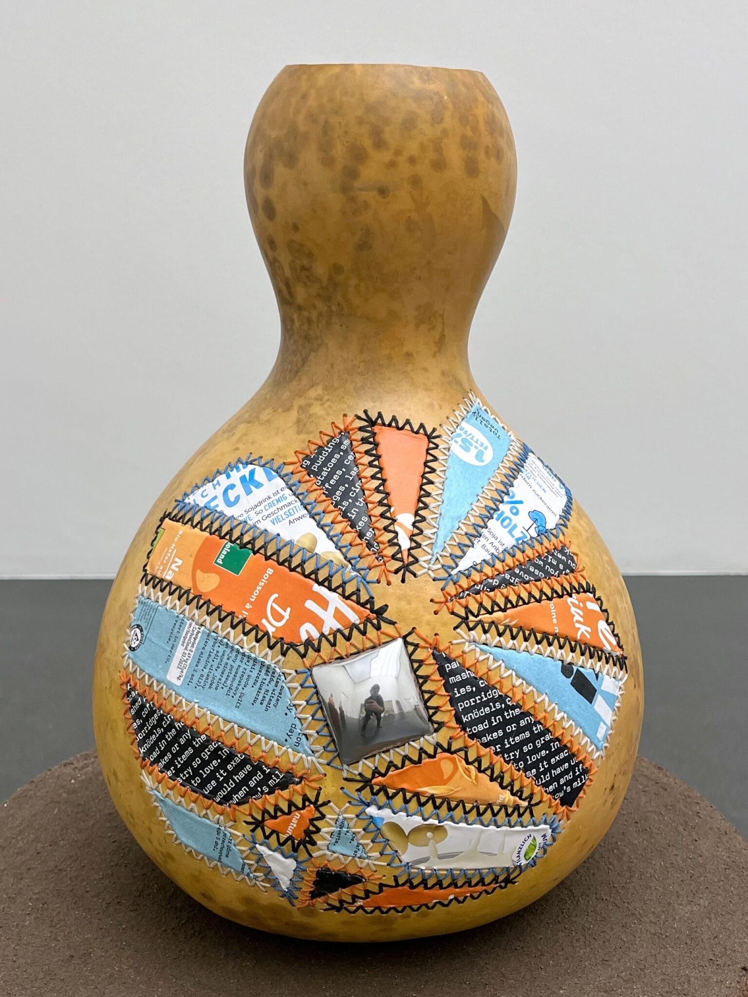 Sipho Mabona's Calabash Sculptures from Recycled Milk Cartons