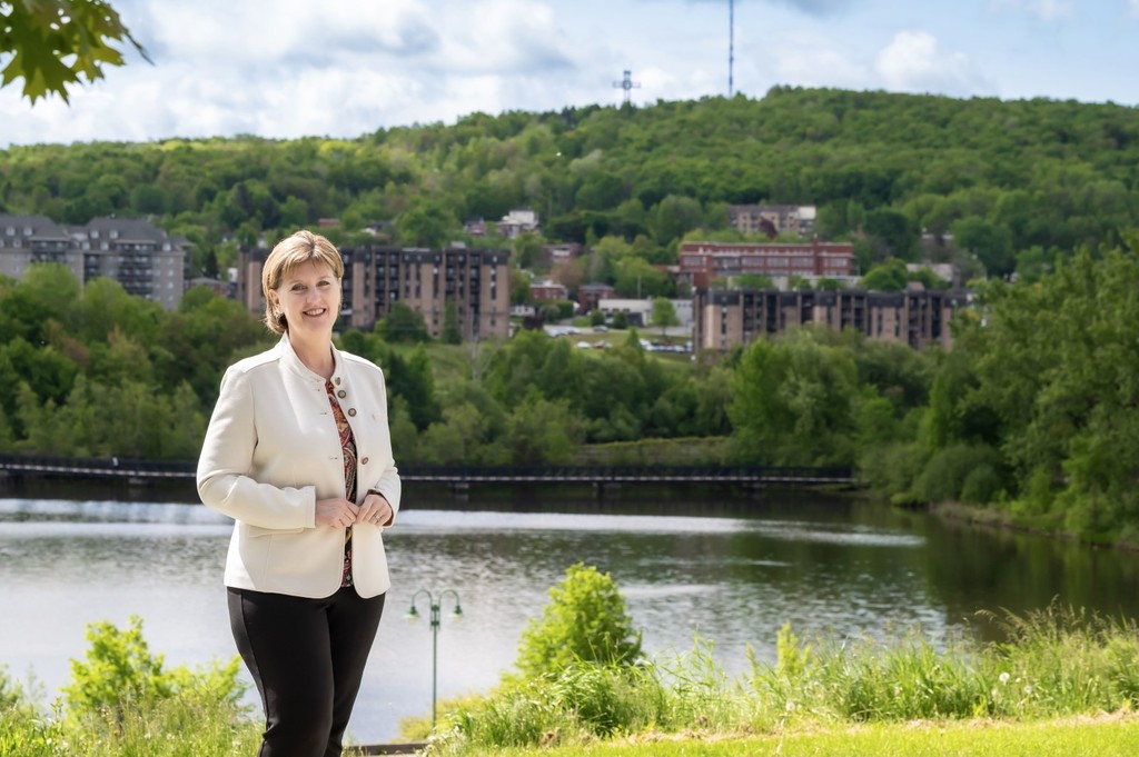 Photo de Marie-Claude en plan rapproché