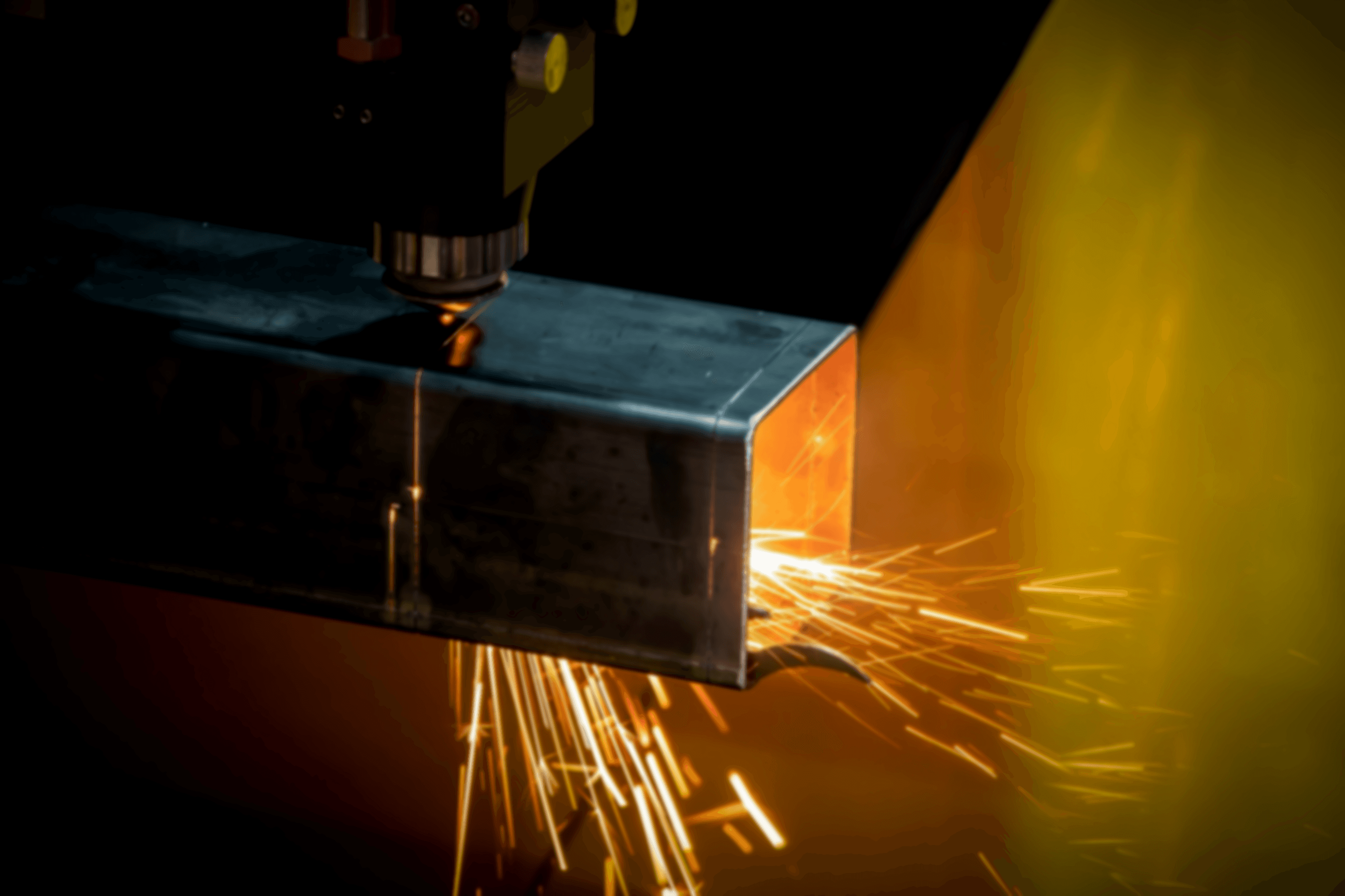 Water cascading over a large concrete dam