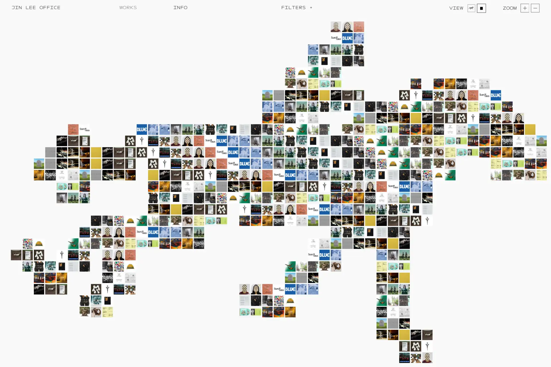 Screenshot of Jin Lee website