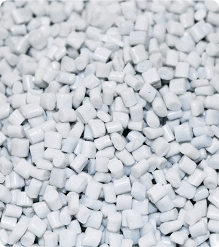 Granulés PET blancs