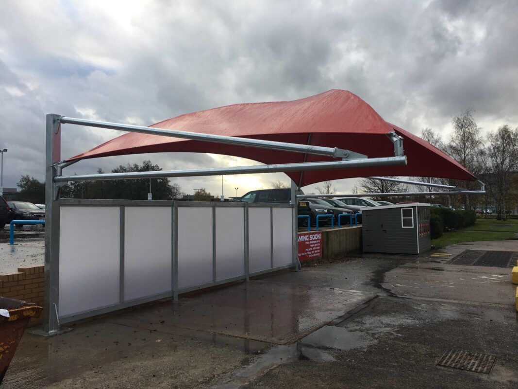 Paneling and Enclosed Structure Canopy