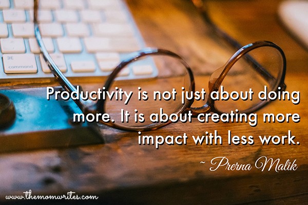 Productivity is not just about