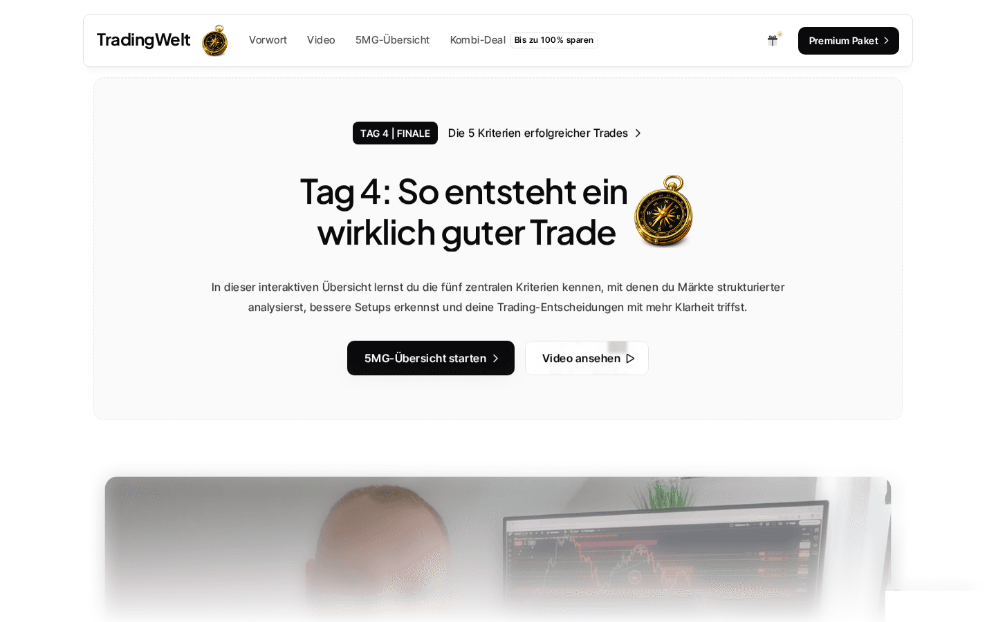 Trading-Kompass Tag 4: Interaktive 5MG-Übersicht mit den 5 Kriterien für bessere Trades