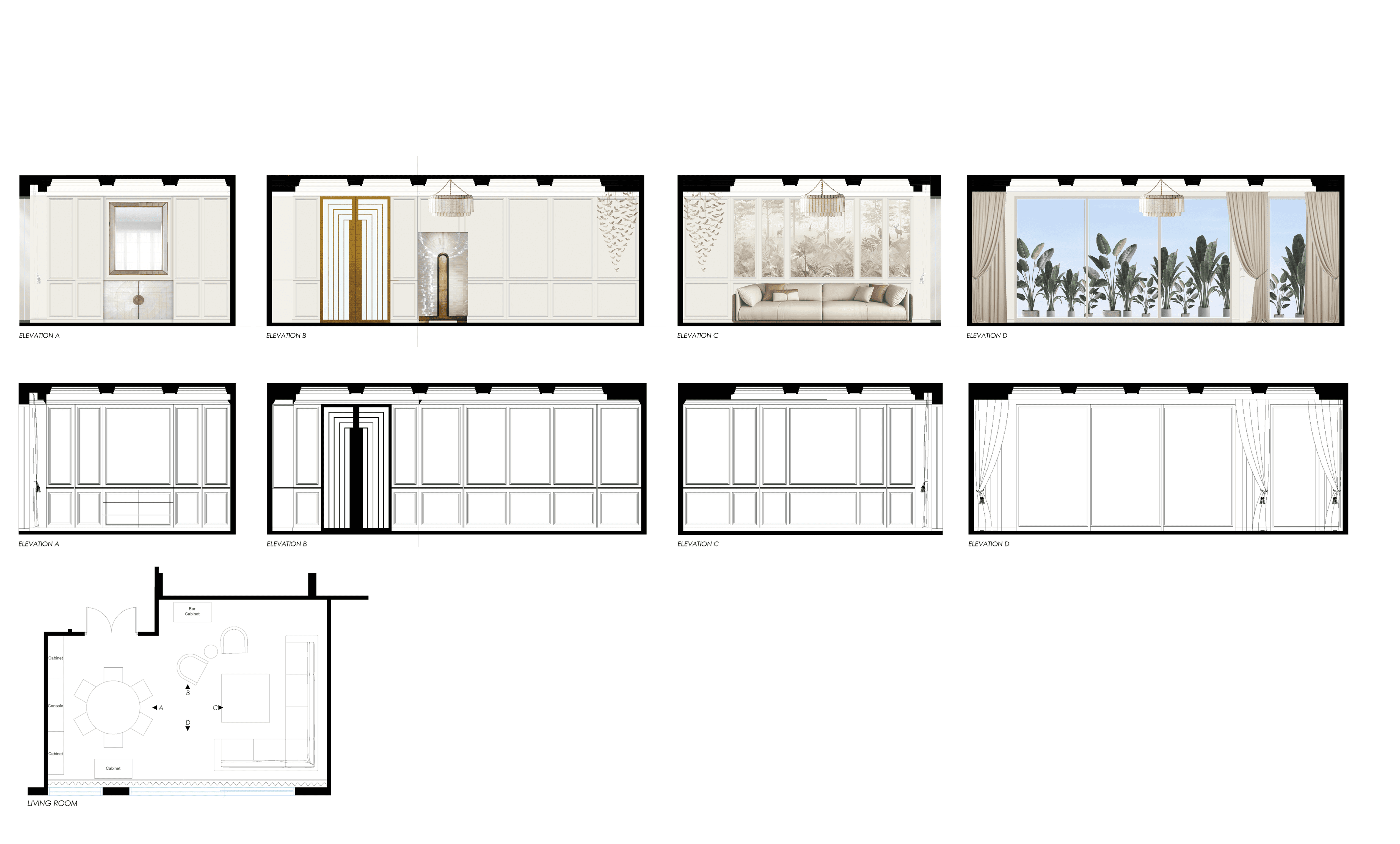 Tablet showing Bloomy UI