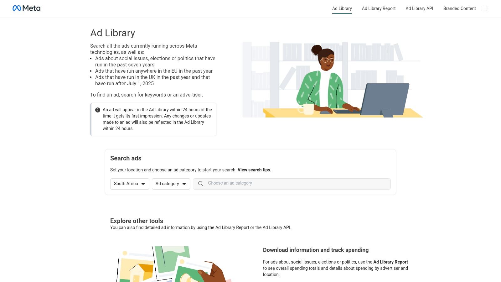 Meta Ad Library (official)