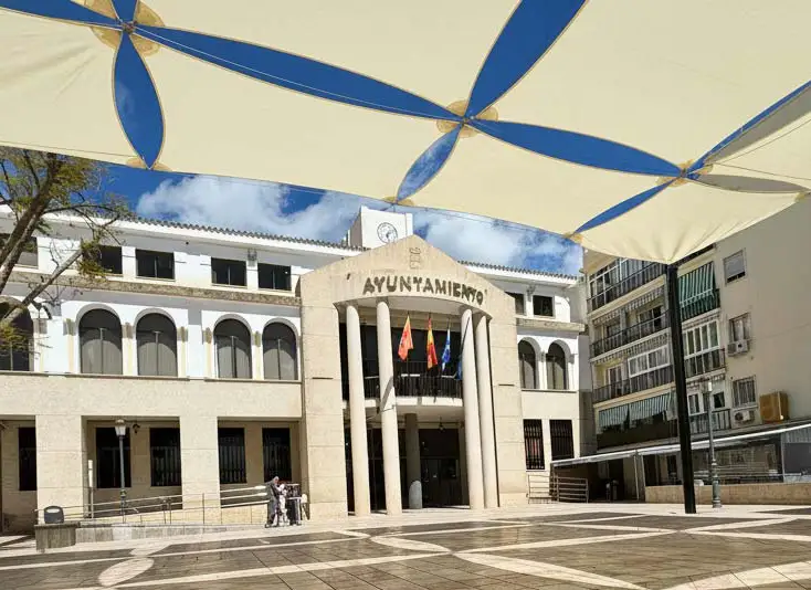 velas de sombra en ayuntamiento shade sails