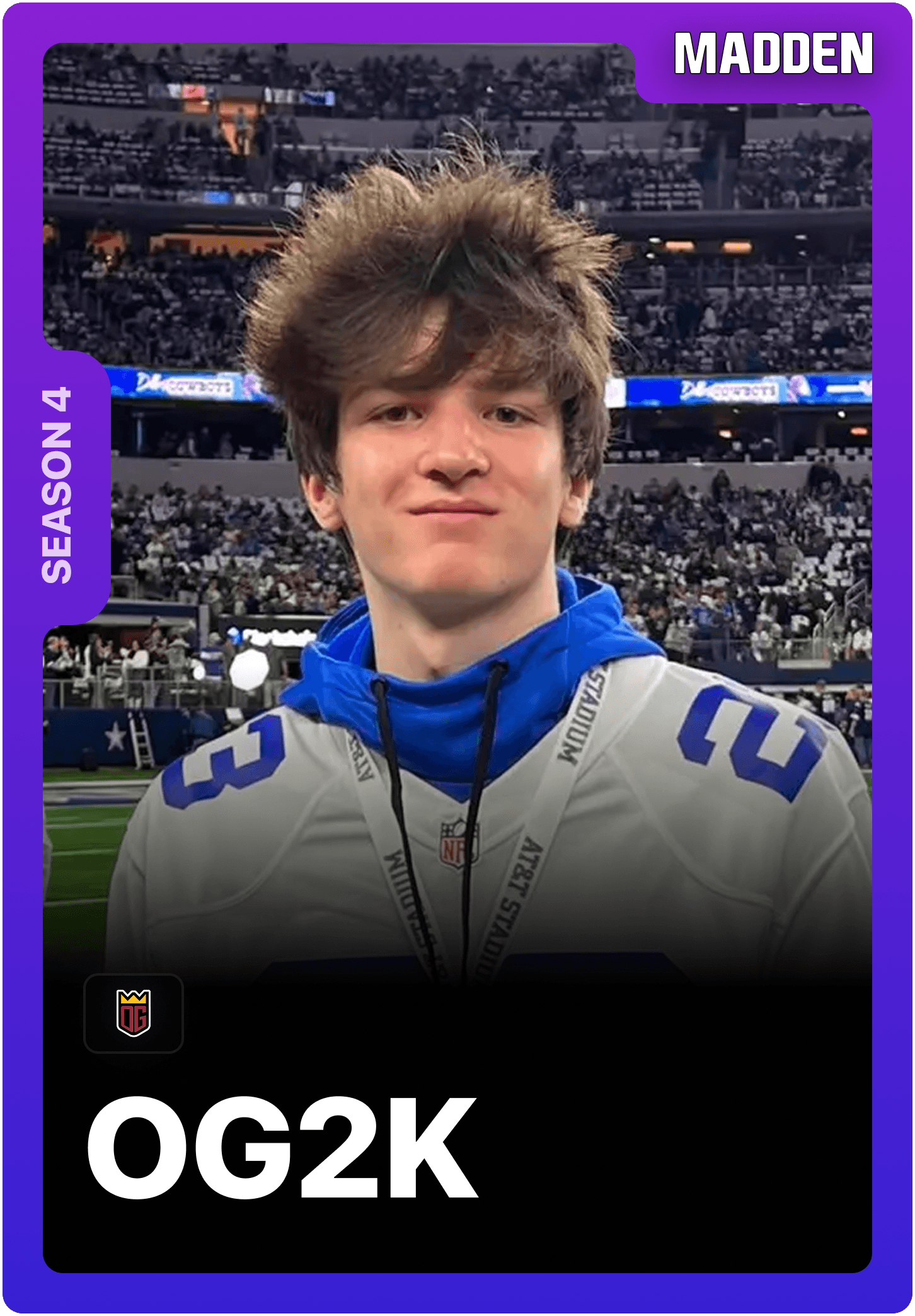 OG2K competitive Madden esports player on 1v1Me