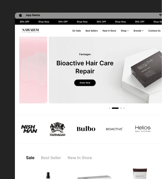 Website showcase