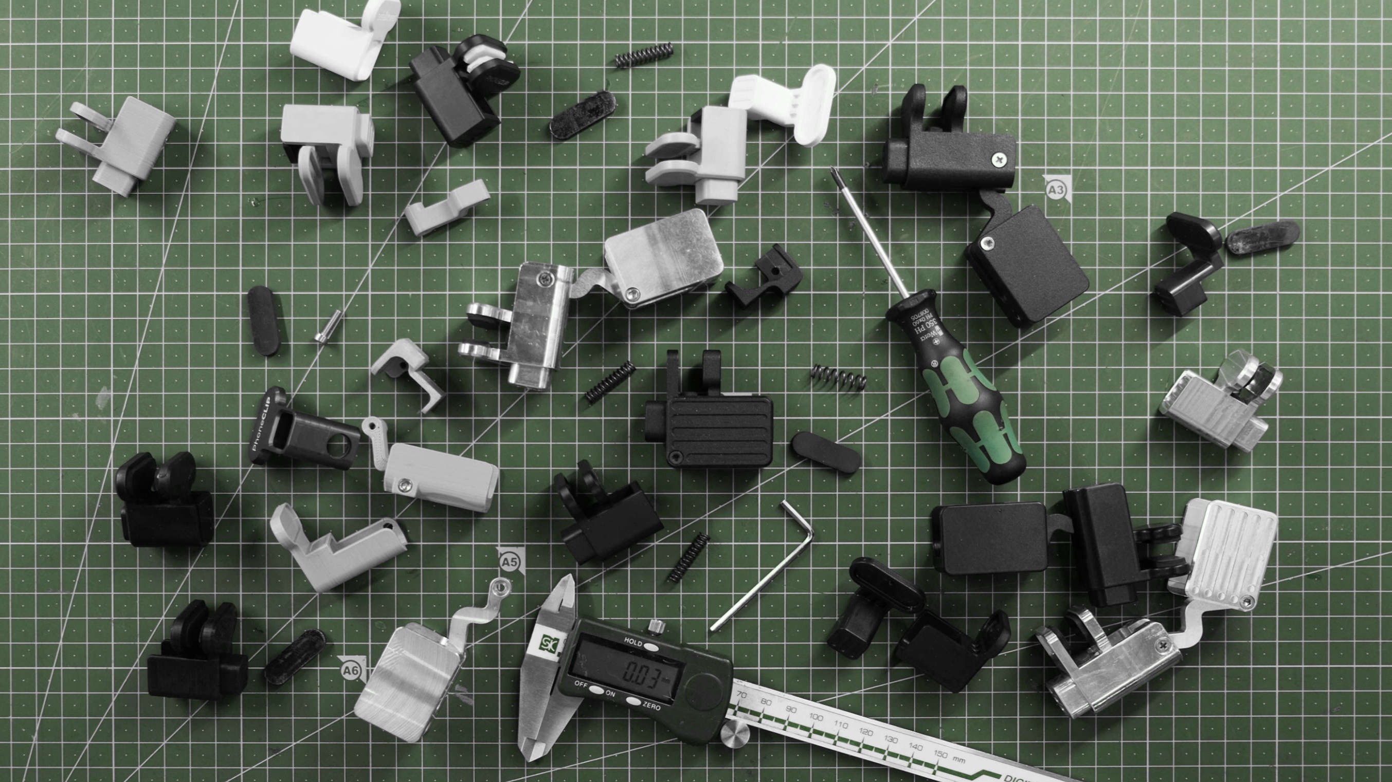 Batch.Works product catalogue book on a work top with a graphic printed image on the front