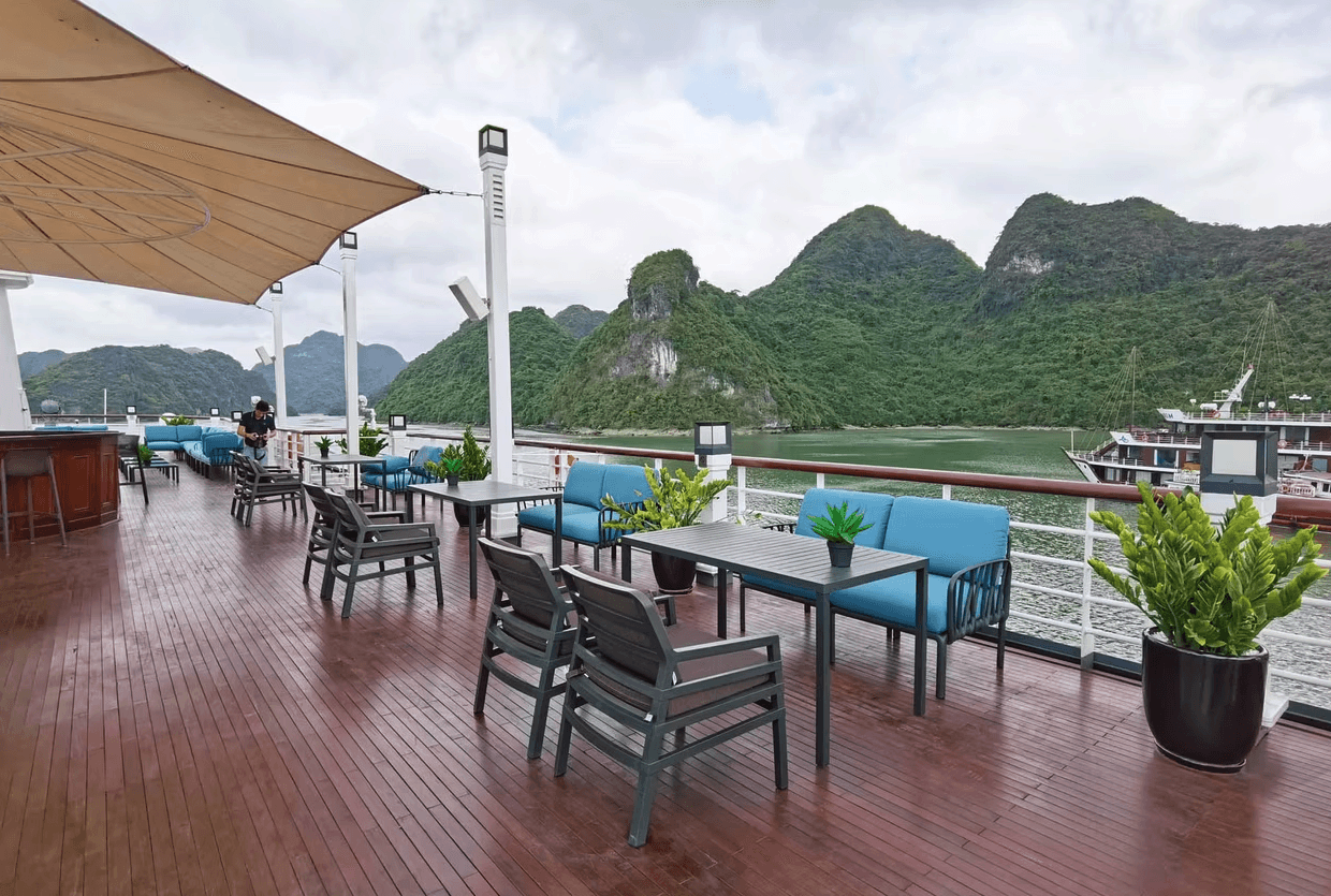 empty chair in front of table