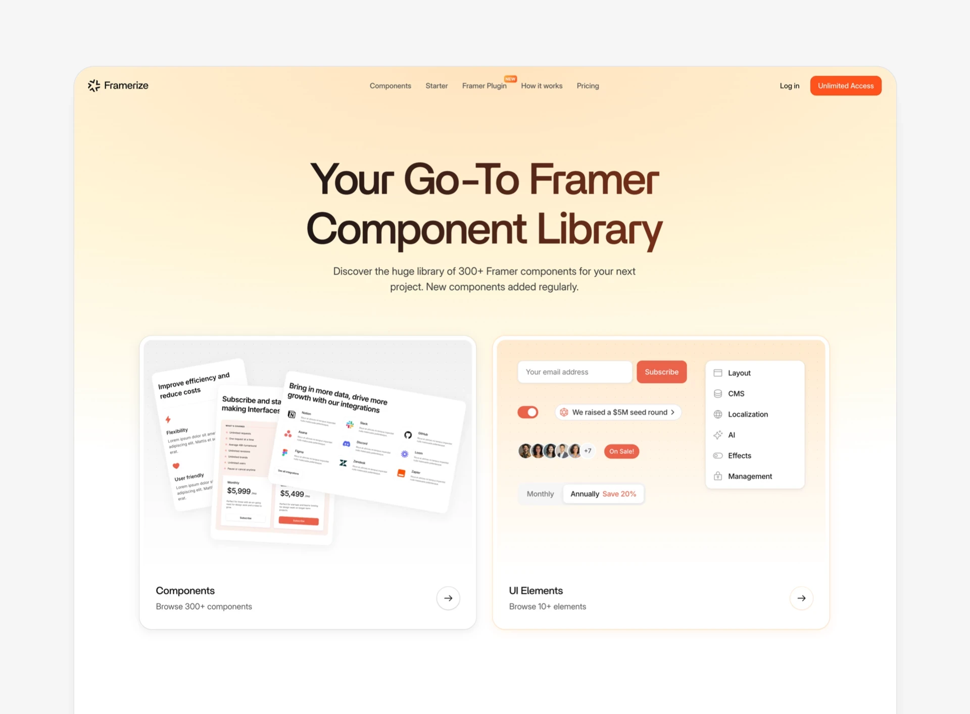 10+ Best Framer UI Kits and Design Systems for 2025