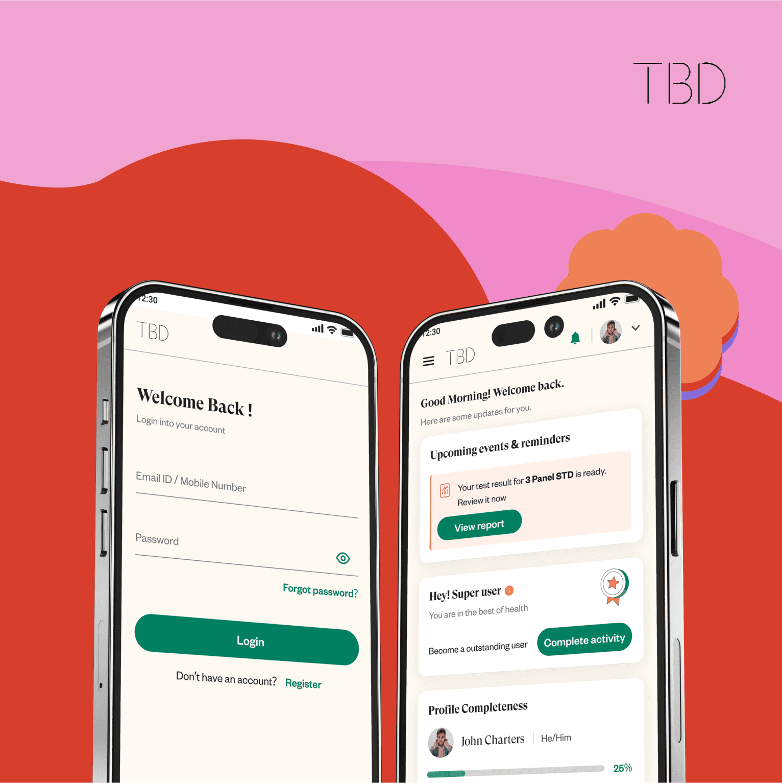 Healthcare UI UX design