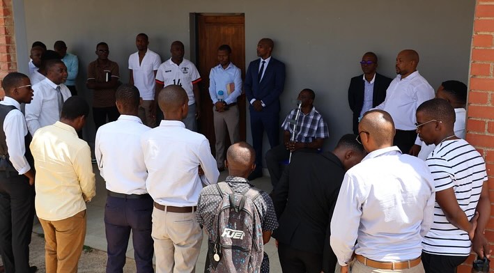 a dog lying on the floor